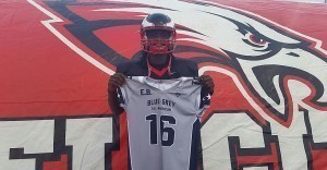 Oregon commit Terry Wilson was recently honored during the nationwide Blue-Grey Jersey Presentation Tour.