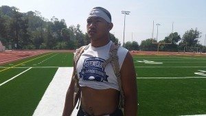 Rising recruit Cross Poyer was among the prospects in attendance at the recent Blue-Grey All-American Combine (Southern California Regional). 