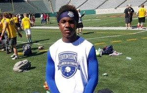 Despite being an underclassman, MiQuan Grace showed glimpses of upside at the recent Blue-Grey All-American Combine (Midwest Regional).